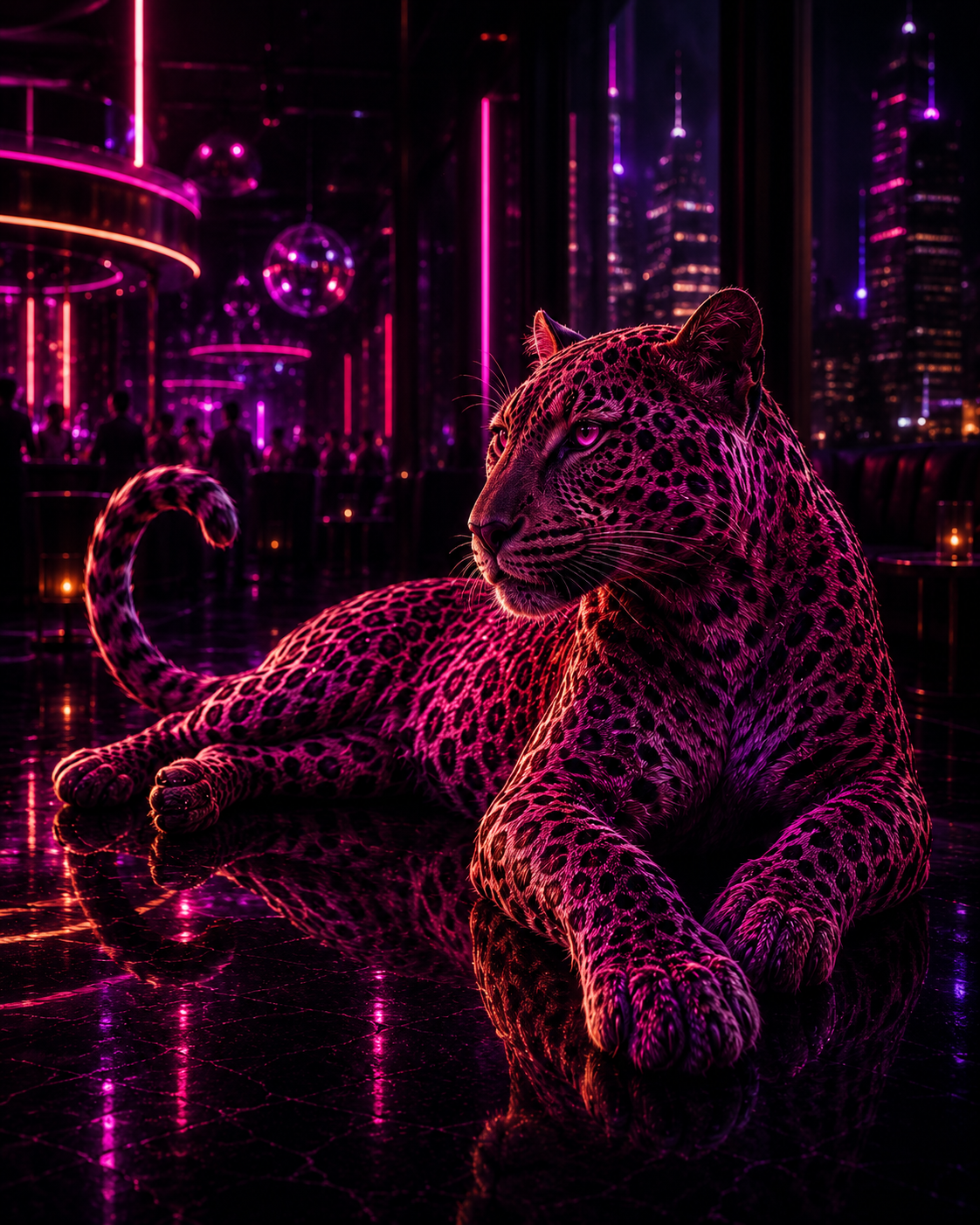 Panther background for Neon Muse